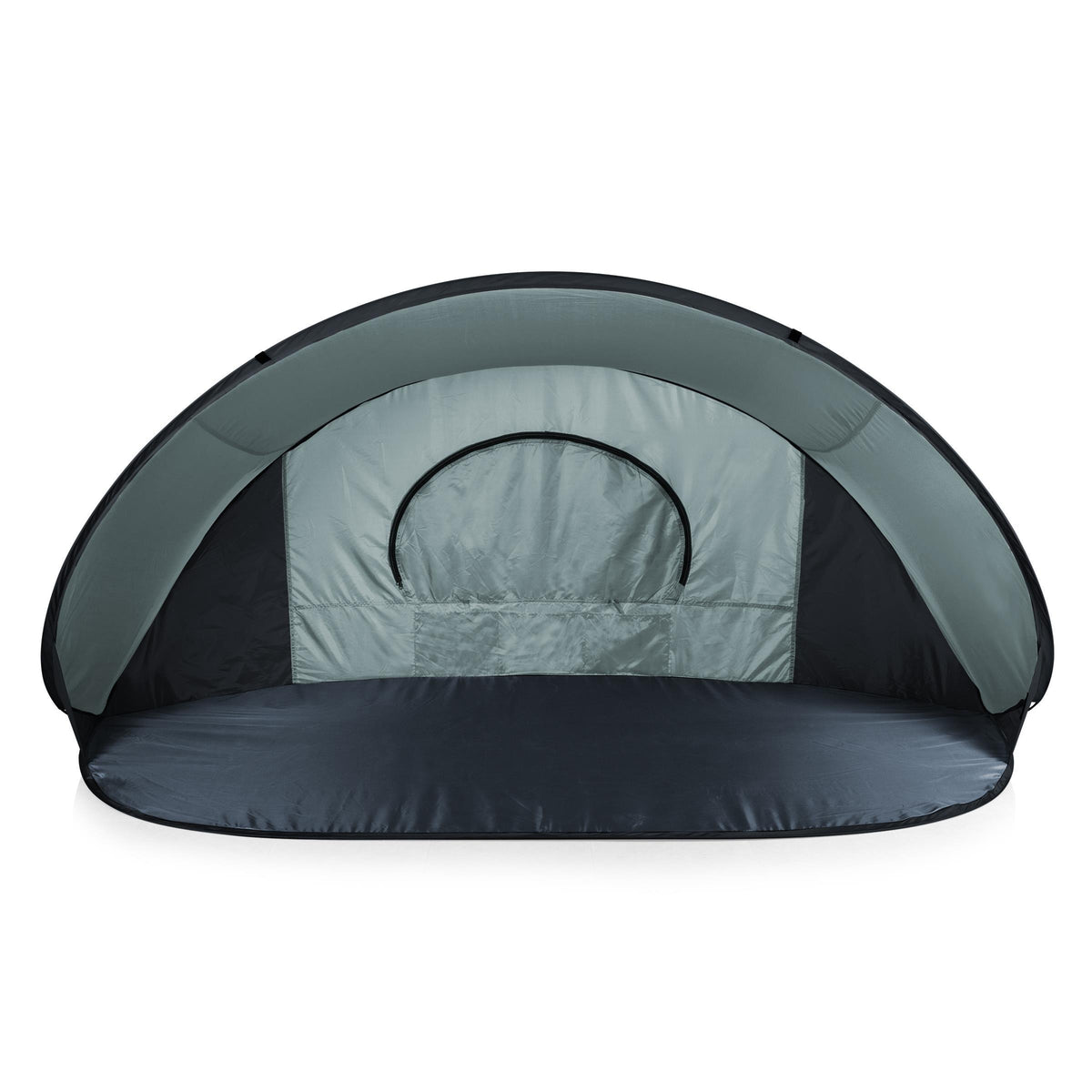 Picnic Time Manta Portable Beach Tent, Red with Gray Accents