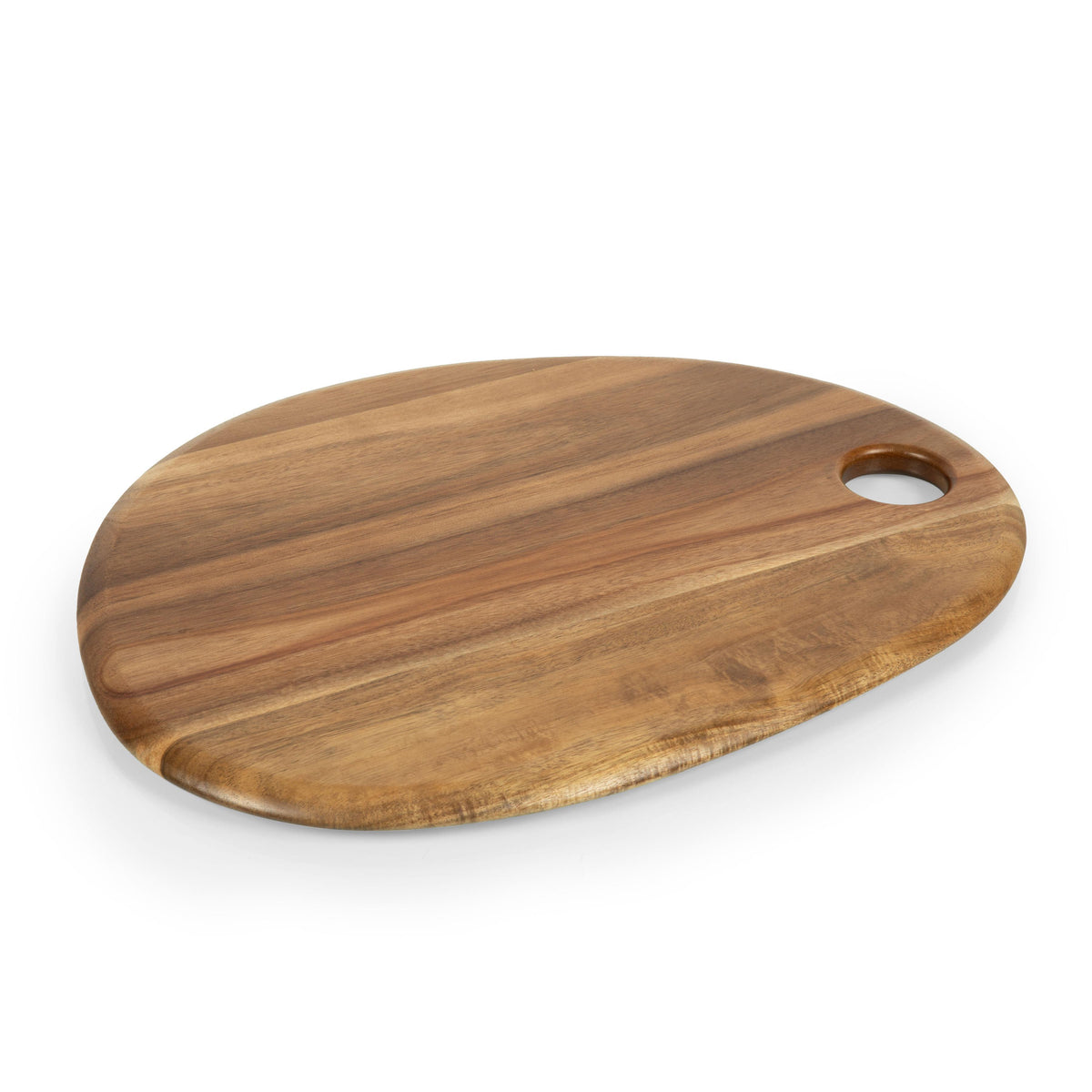 Picnic Time Pebble Serving Board 18" x 15" - Natural Acacia