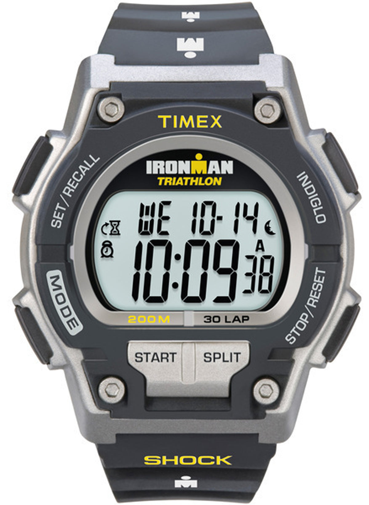Timex Men's Ironman Classic Shock 30-Lap Black Resin Strap Watch