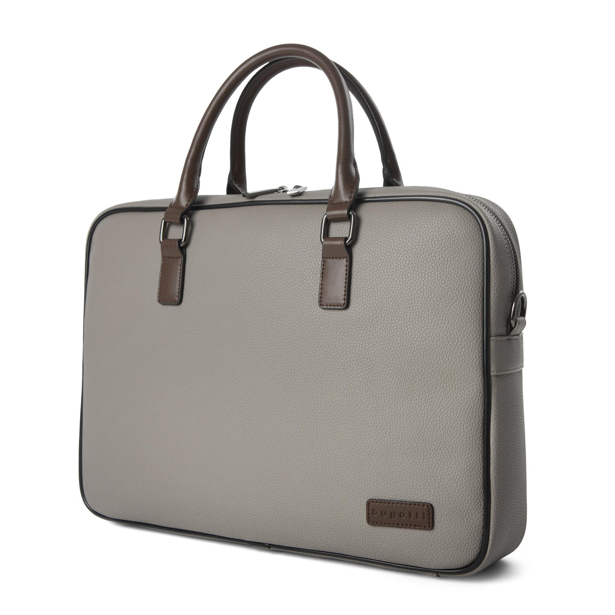 Bugatti Contrast Briefcase-Grey