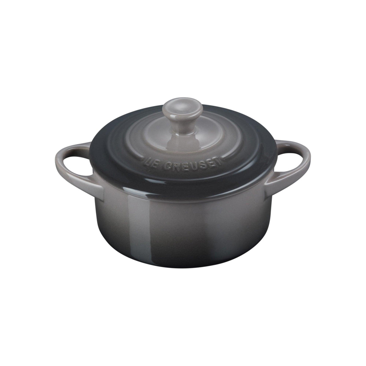 Le Creuset 14oz Stoneware Round Mini Cocotte Oyster