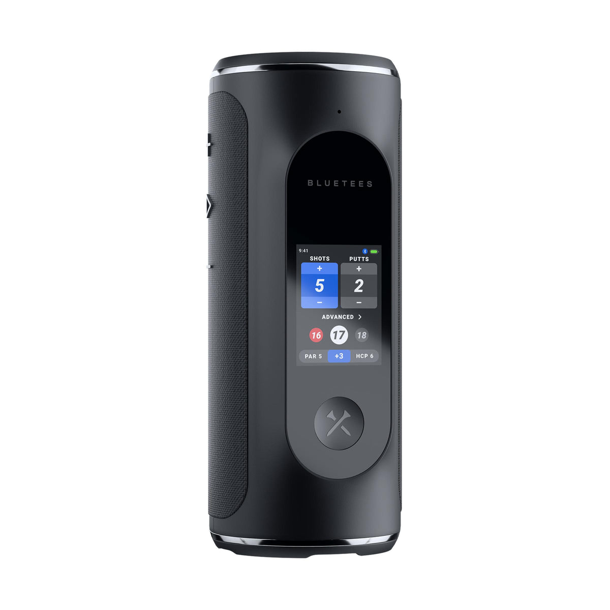 Blue Tees Golf Player Pro Touchscreen GPS Speaker - Black