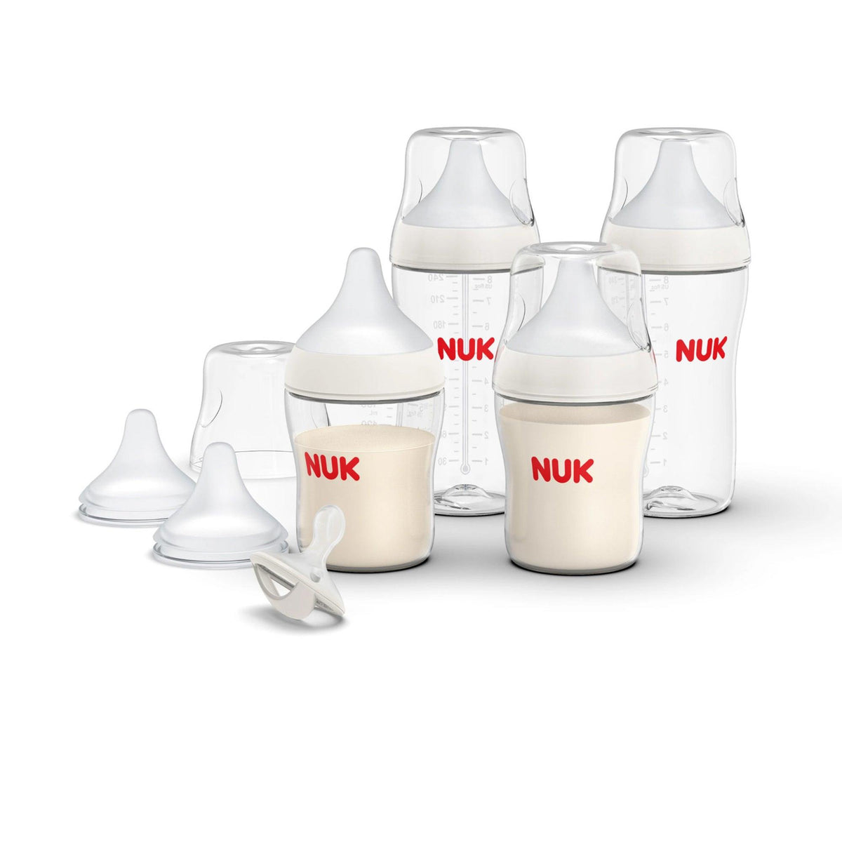 Nuk Perfect Match 7pc Baby Bottle & Pacifier Newborn Gift Set