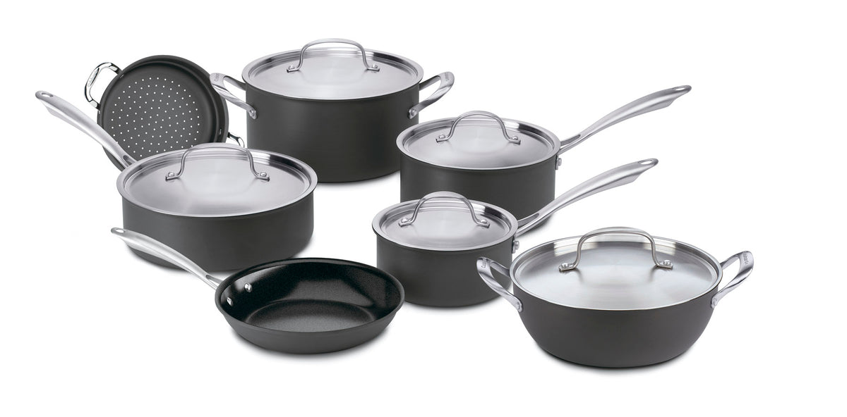 Cuisinart 12-Pc GreenGourmet Hard Anodized Cookware Set