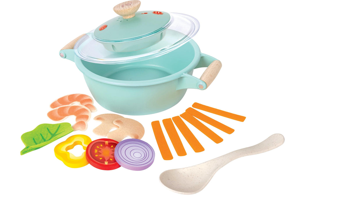 Hape Little Chef Cooking & Steam Playset Ages 3+ Years