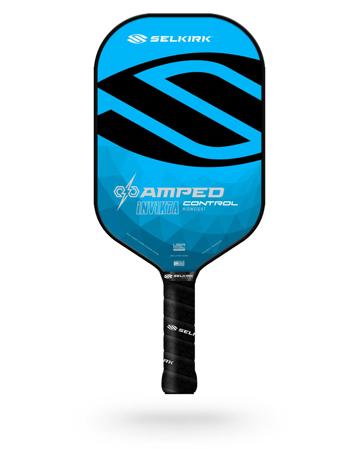 Selkirk Amped Control Invikta Pickleball Paddle - Midweight Blue