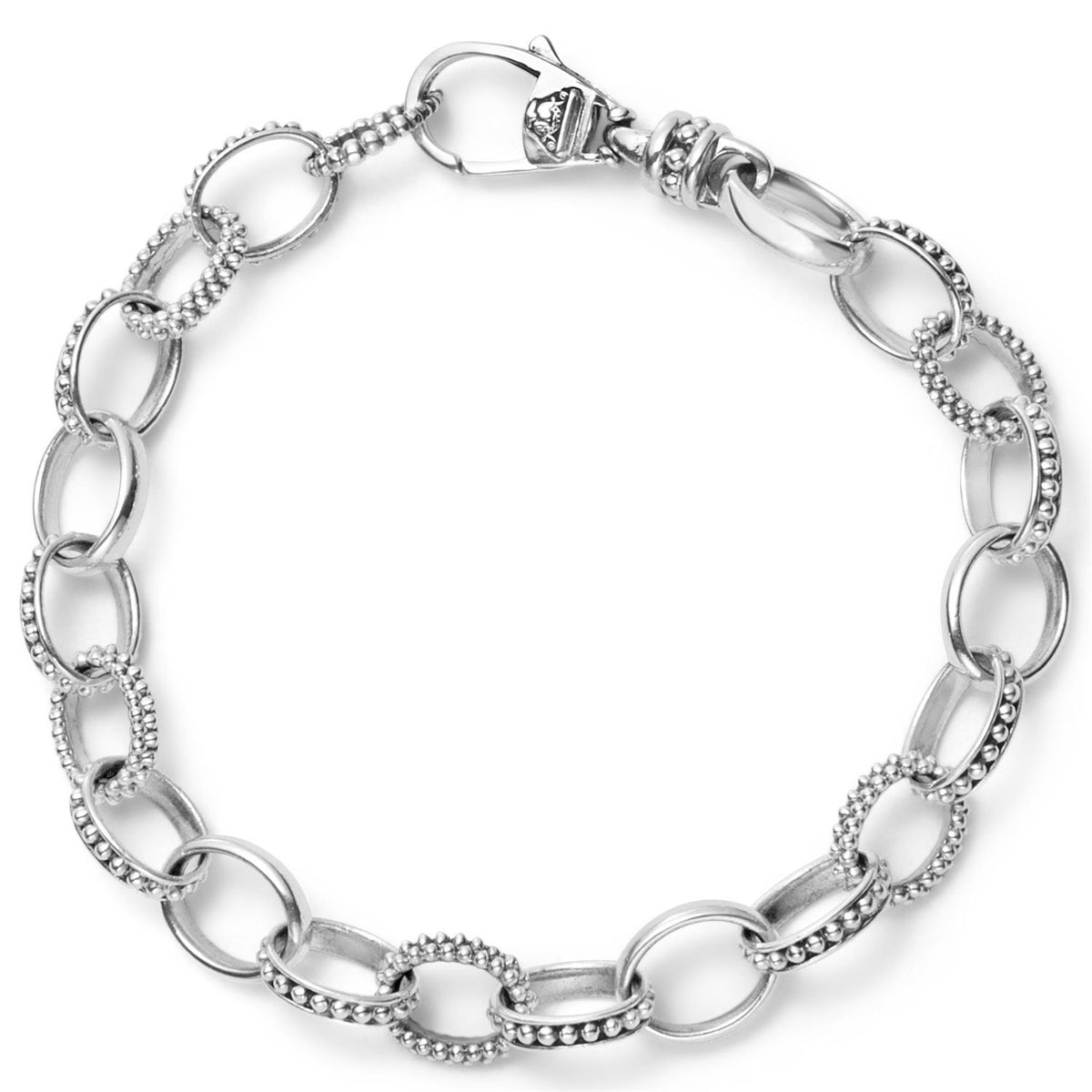 Lagos SIGNATURE CAVIAR Link Bracelet Size Medium