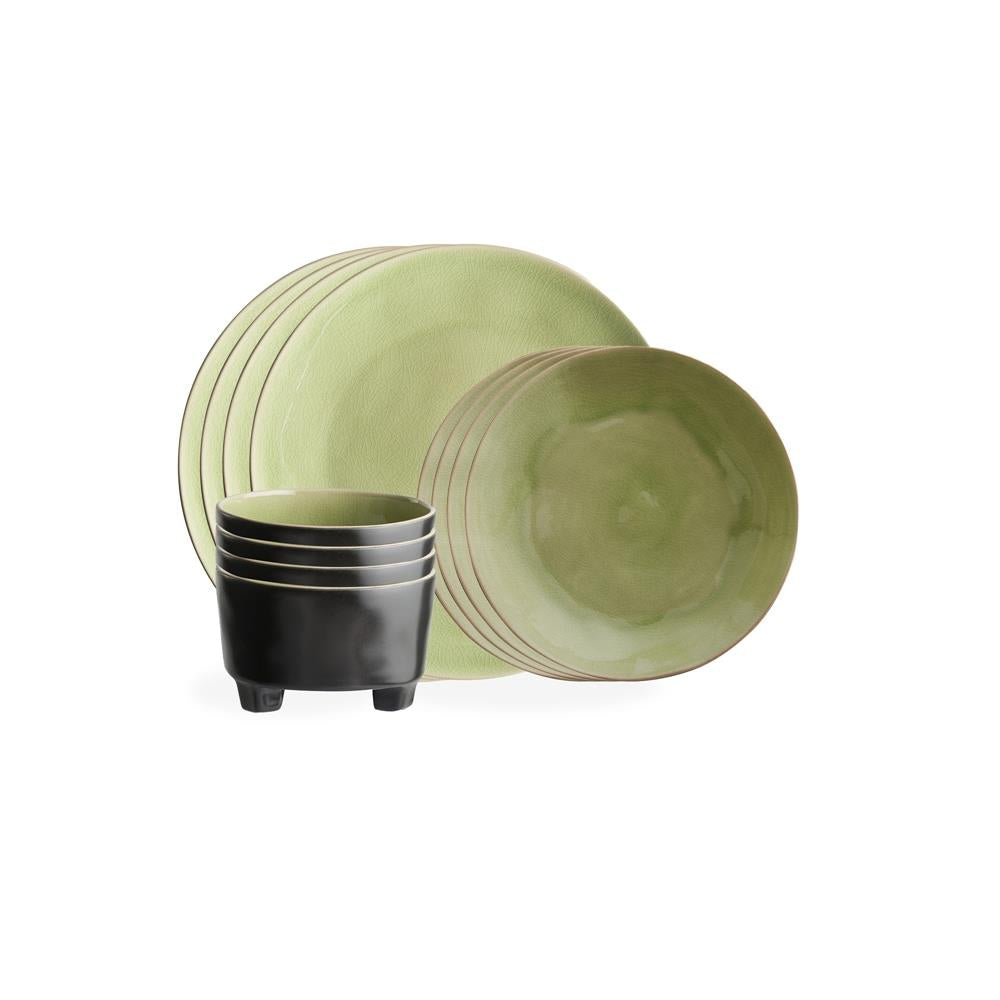 Casa Fina Riviera Place Setting Set w/ cereal bowl Size 12 Pieces