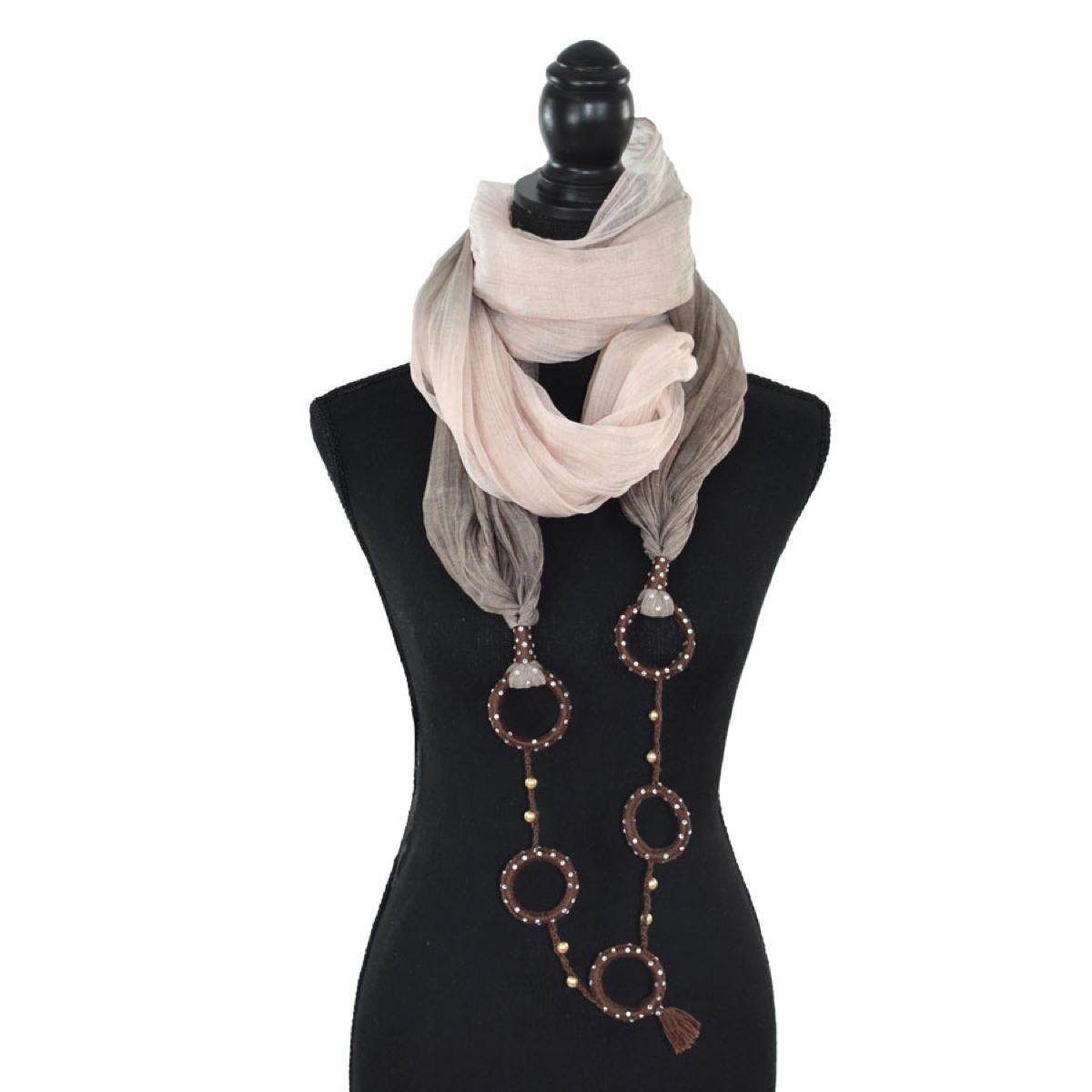 Dupatta Designs Unity Jeweled Infinity Scarf