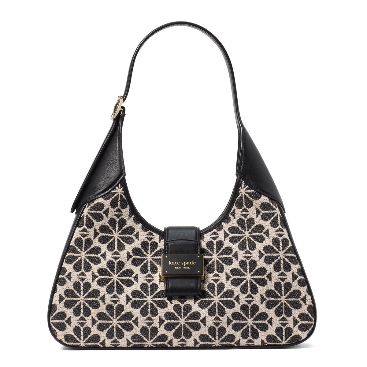 kate spade new york Spade Flower Jacquard Nouveau Small Shoulder Bag - Sand Multi