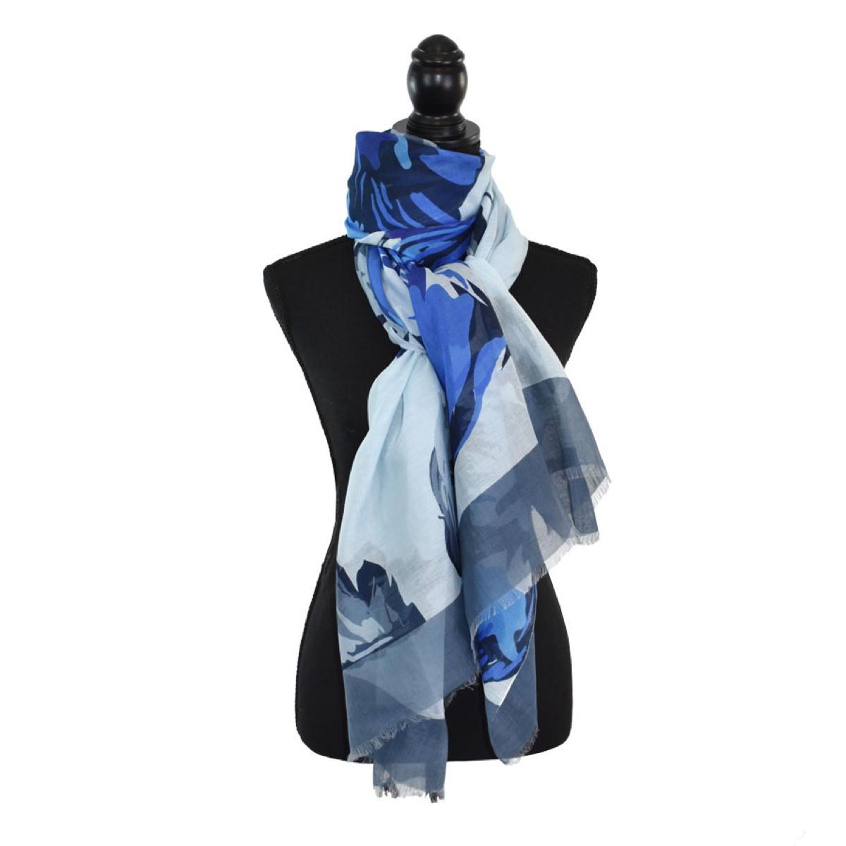 Dupatta Designs Hope Large Floral Pareo Cotton Scarf