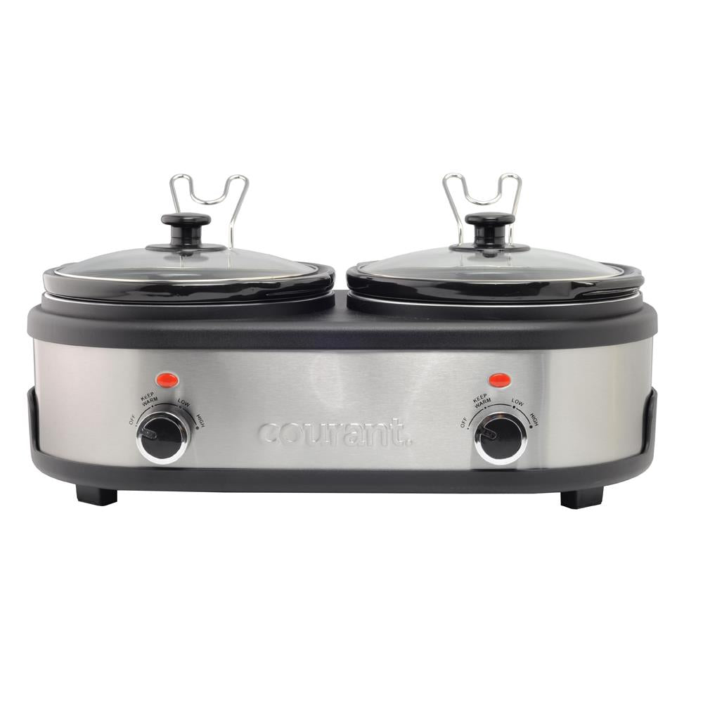 Courant 2.5 Quart Double Slow Cooker