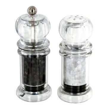Bella Home Salt Shaker and Pepper Mill Set