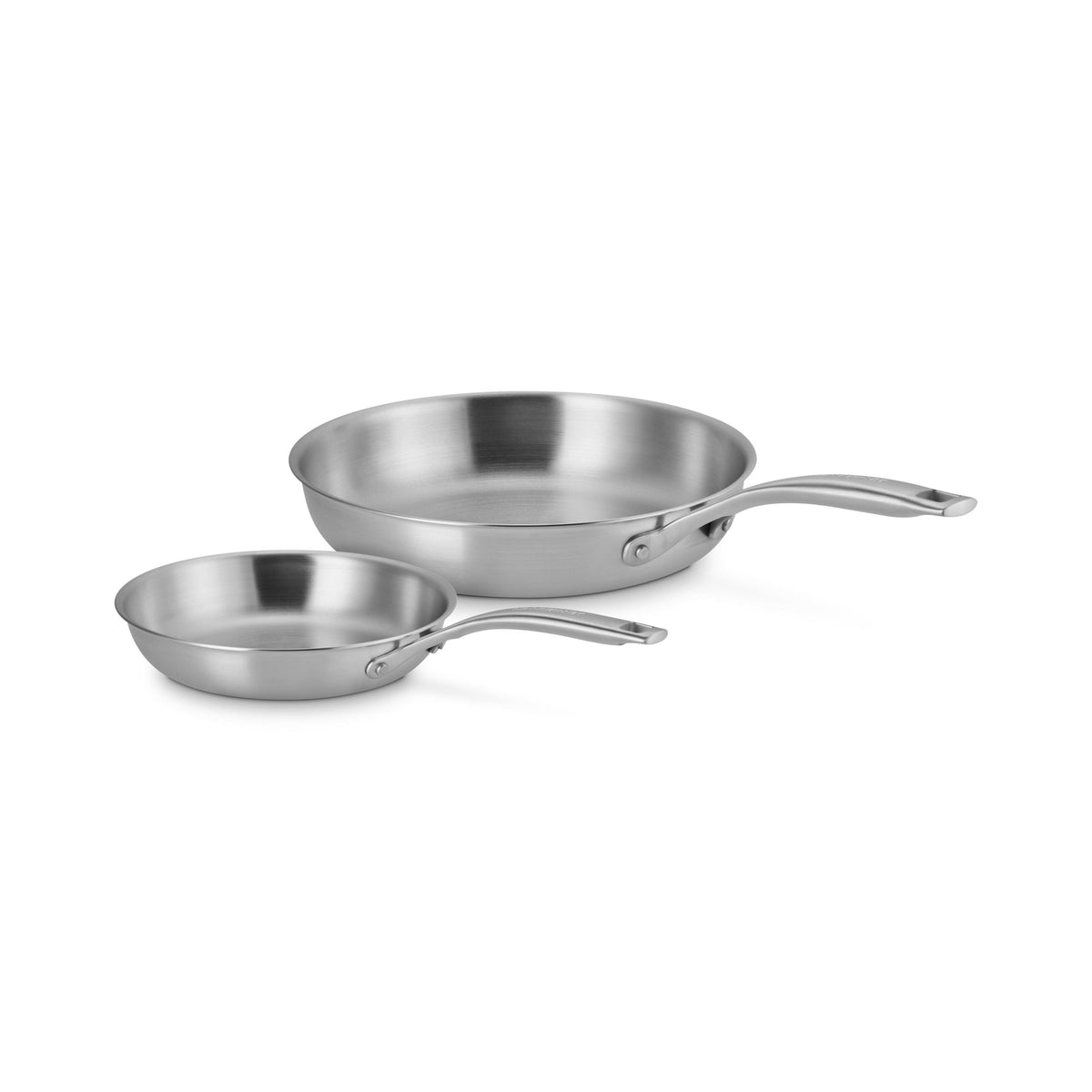 Le Creuset 2pc Essential Stainless Steel Fry Pan Set