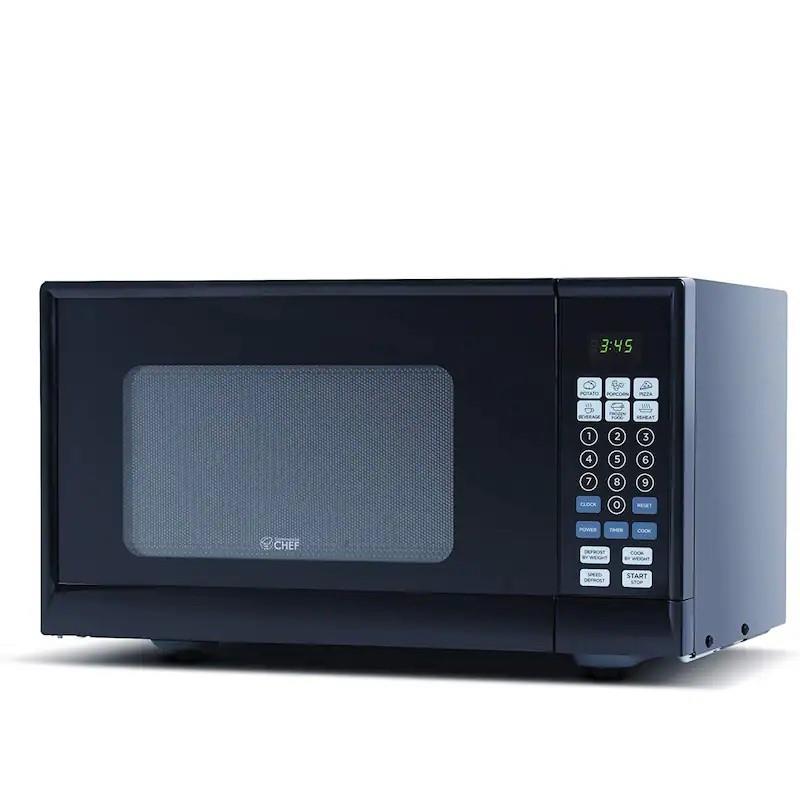 Commercial Chef .9 CuFt Microwave - Black