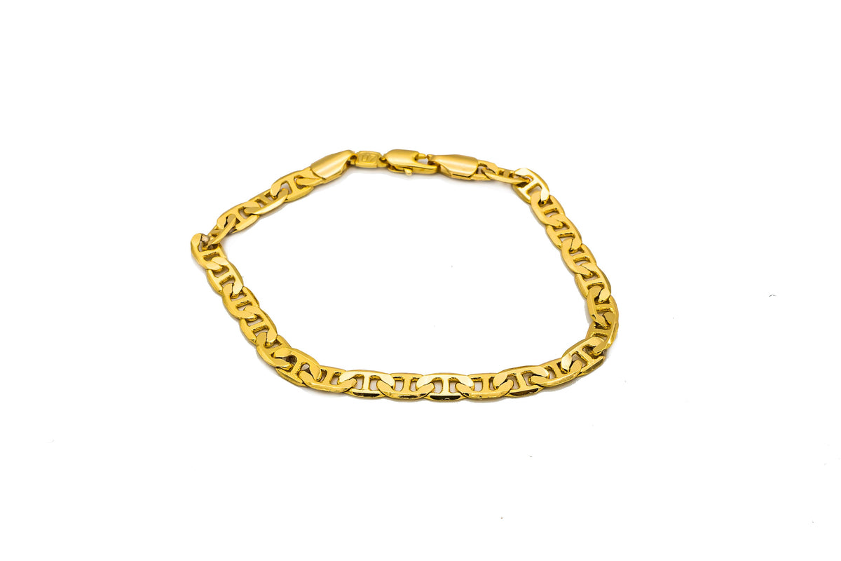 Completely Bella 18K Gold Plated 8" Marina Link Bracelet