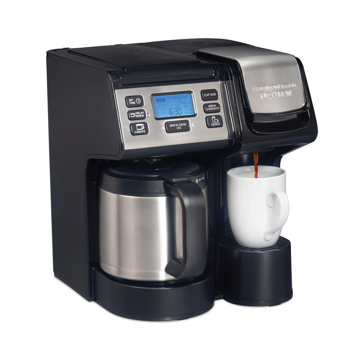 Hamilton Beach FlexBrew Trio Coffeemaker w/ Thermal Carafe