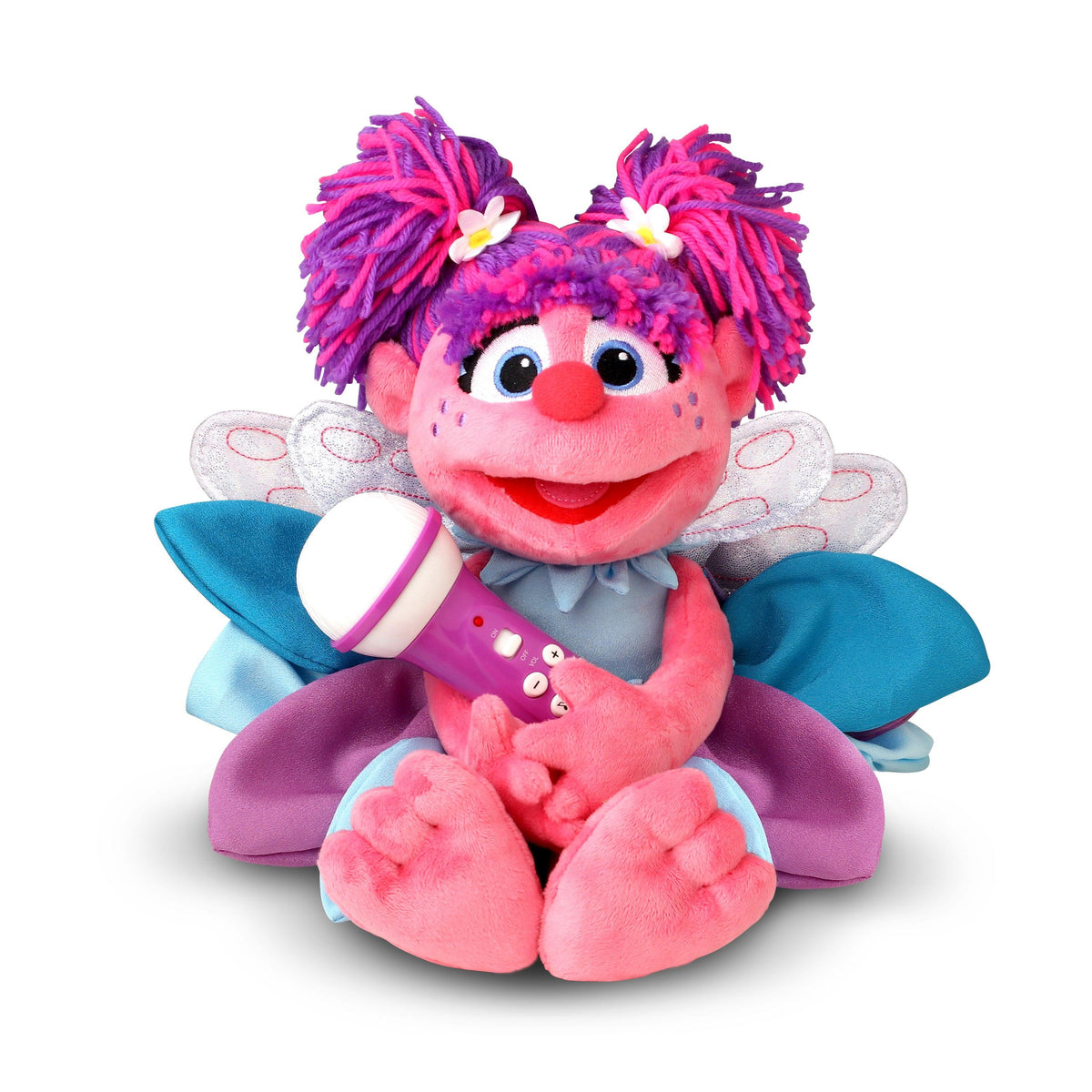 Singing Machine Sesame Street Plush Kids Karaoke Backpack Speaker/Microphone Abby Cadabby