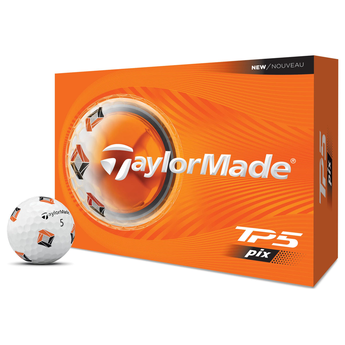 TaylorMade TP5 Pix Golf Balls - 1 Dozen