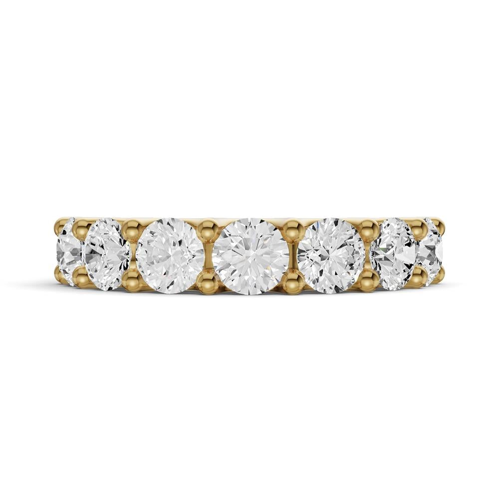 Prestige Boutique Diamonds 1CTW 7 Stone Round Lab Diamond Band Size 4.5