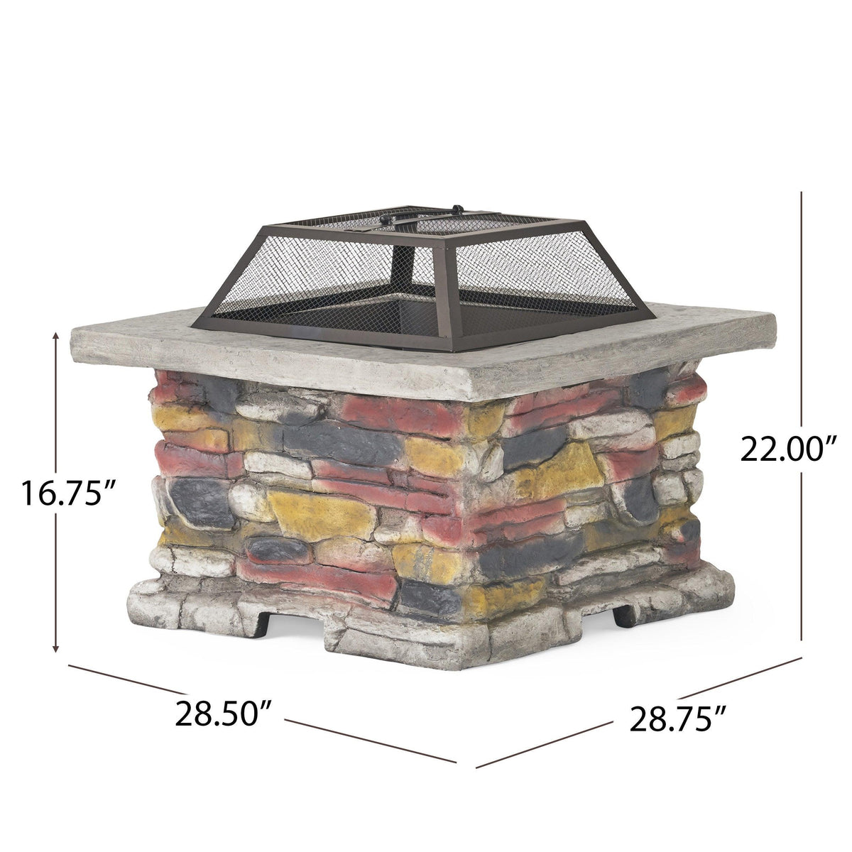 Stark Home Franco Square St1 Fire Pit