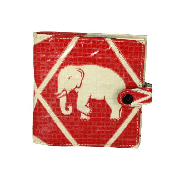 HHPLift Recycled "Elephant" Cement Bag" Square Wallet