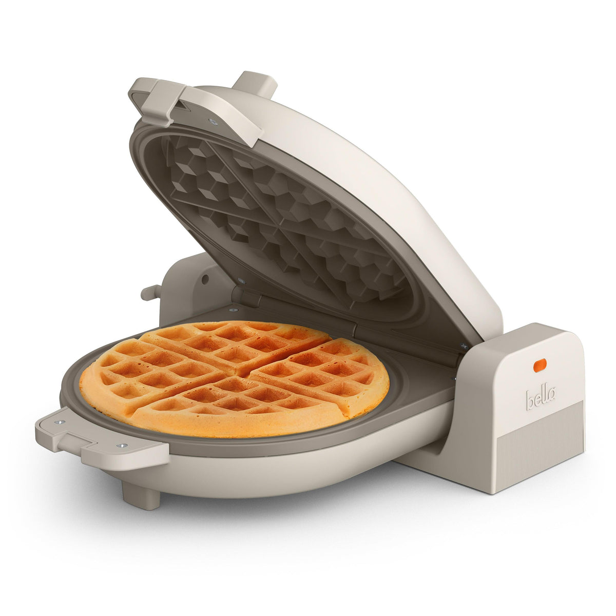 Bella Flip-n-Store Ceramic Waffle Maker Oatmilk