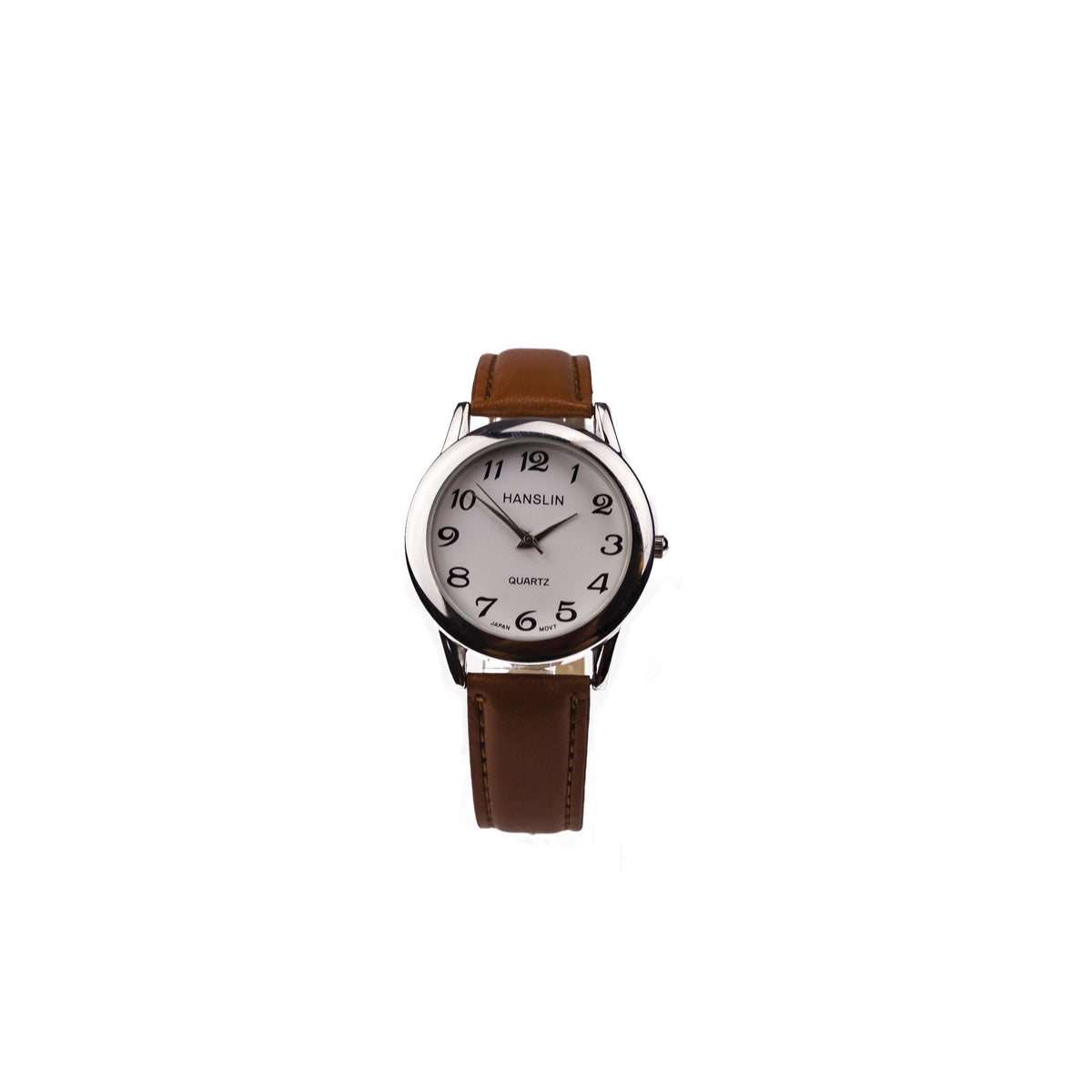 Completely Bella Men's Classic Round Leather Watch