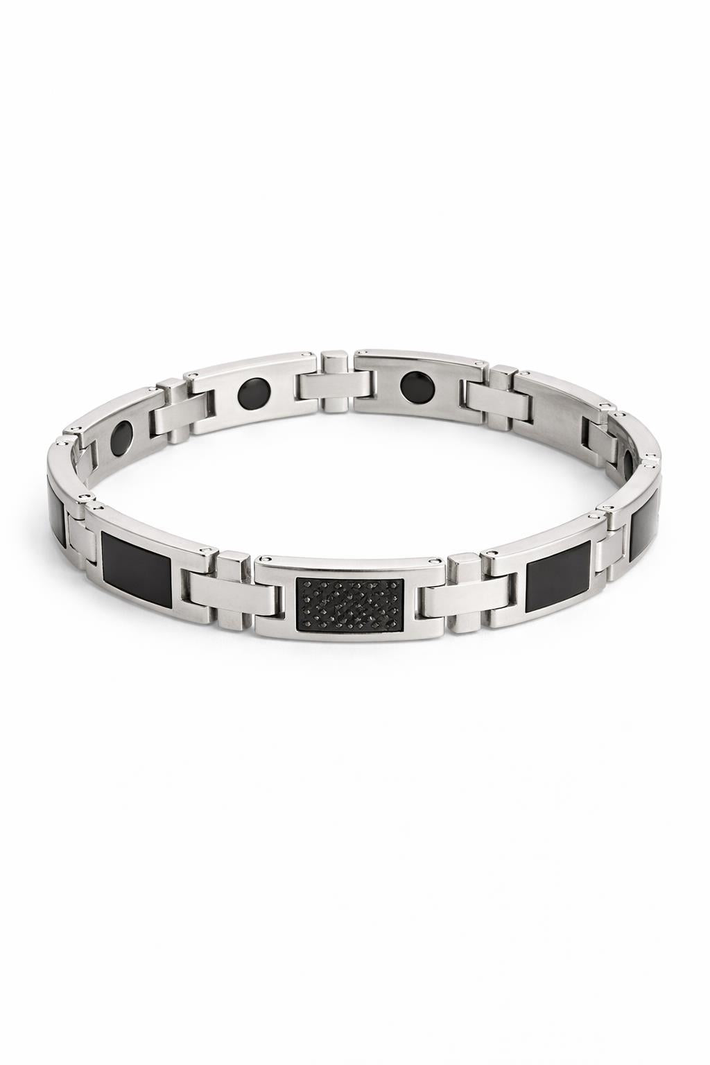 Completely Bella Men's Therapeutic Stainless Steel Bracelet