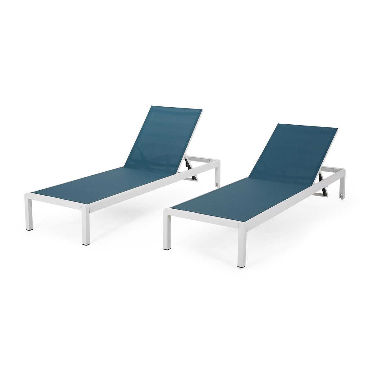 Stark Home Cherie Outdoor Chaise Lounges Set (2)