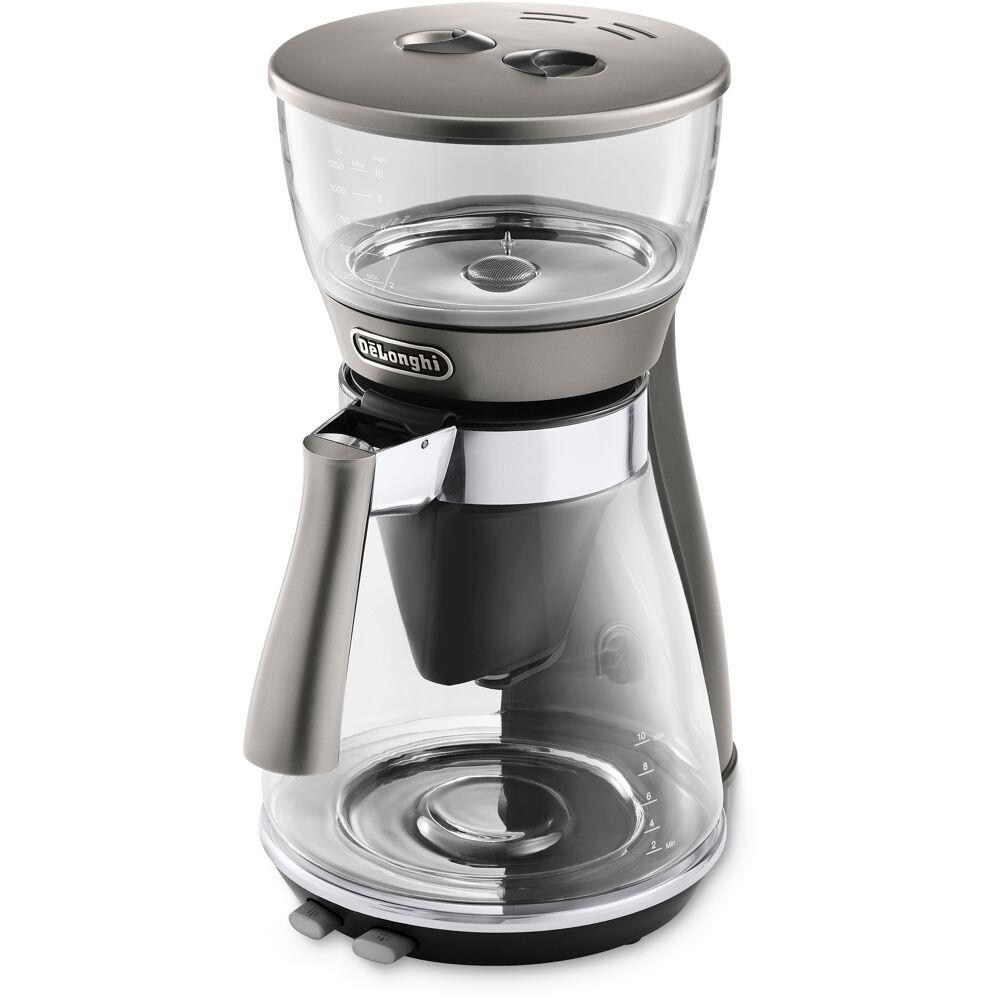 Delonghi 3-in-1 Specialty 8-Cup Capacity Coffee Brewer with SCA Gold Cup, Over Ice, and Pour Over Brewing Met