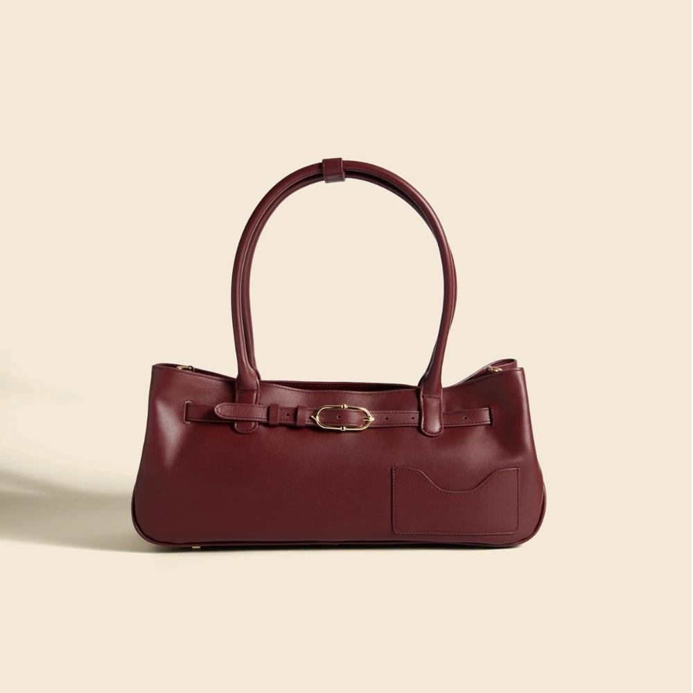 OLEADA Handbags Mini Marina Tote, Scarlet