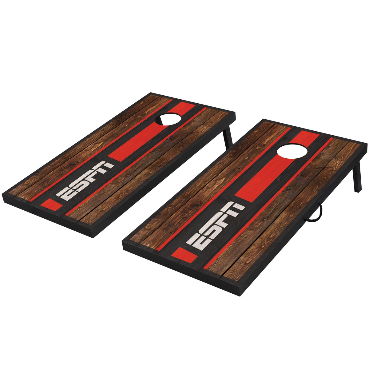 ESPN Classic 2ft x 4ft Wood Cornhole Set w/ 8 Bags & Magnetic Scoreboard
