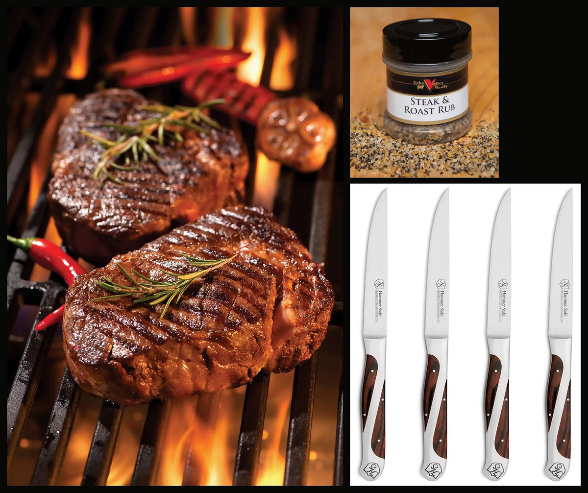 Echo Valley Meats Executive Beef Filet & Knife Set