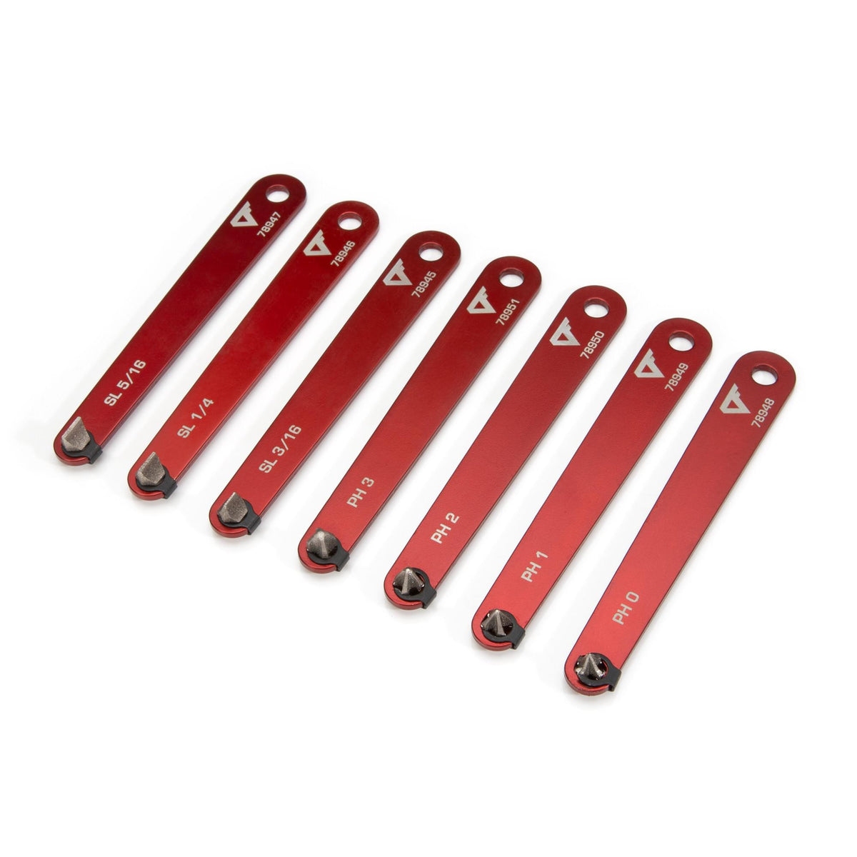JS Products Steelman 7pc Diamond Tipped Low Profile Phillips/Slotted Screwdriver Set
