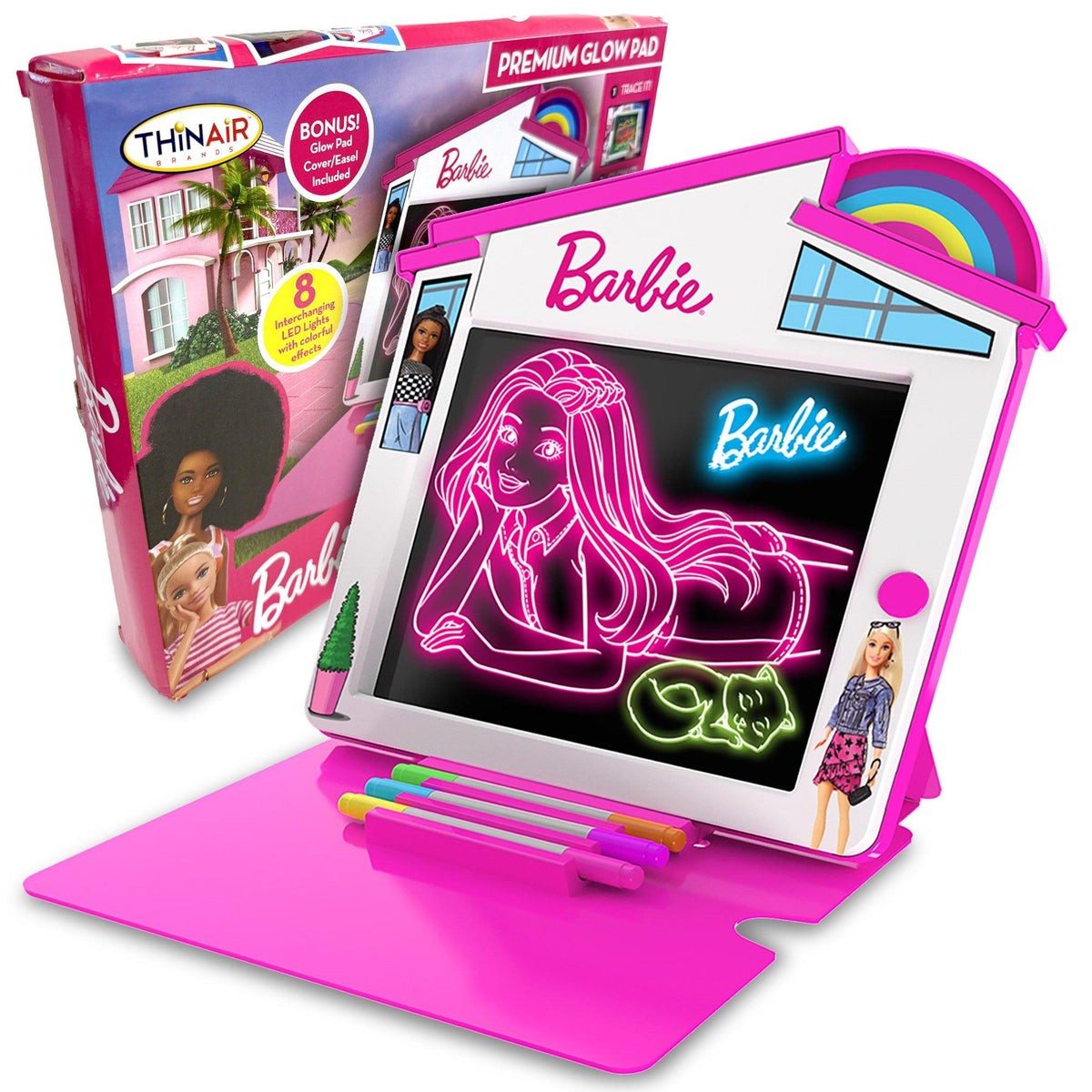 Thin Air Brands Barbie Dream House Animation Glow Pad Ages 3+ Years