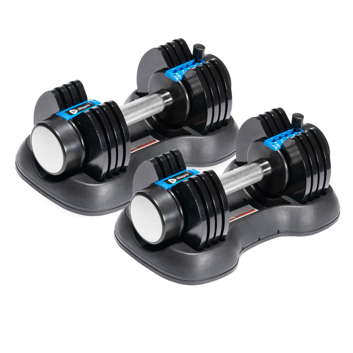 Lifepro Fitness PowerFlow Plus Adjustable Dumbbell Set