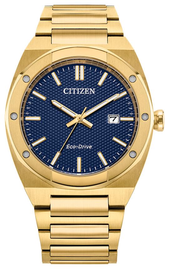 Citizen Watch Men's Eco-Drive Sport Luxury Stainless Steel Bracelet watch, Blue dial