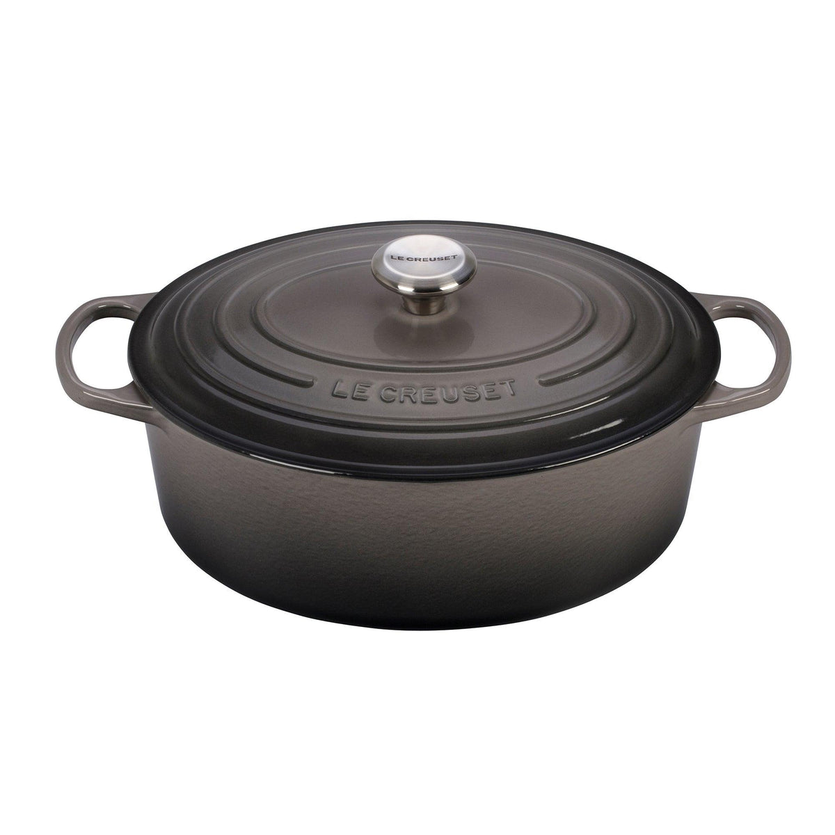 Le Creuset 6.75qt Signature Cast Iron Oval Dutch Oven Oyster
