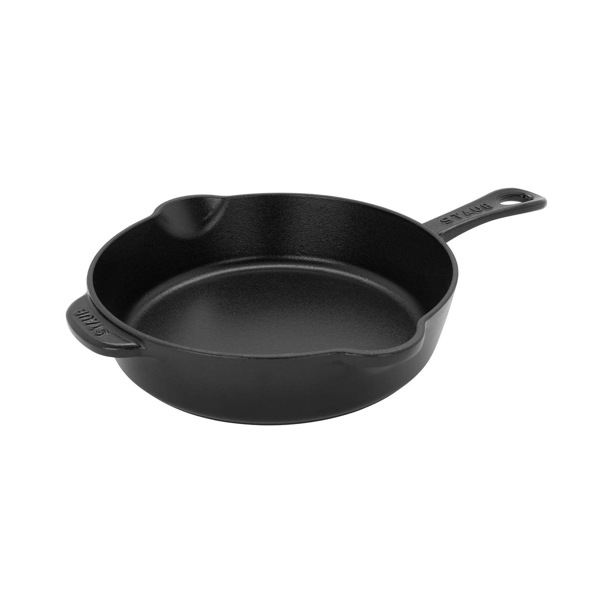 Staub 8.5" Cast Iron Traditional Deep Skillet Black