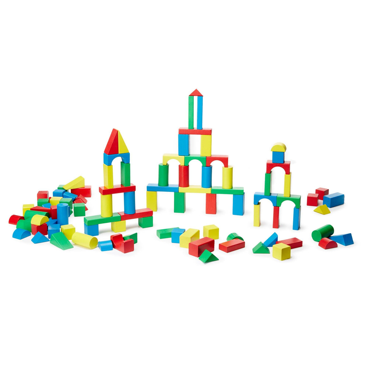Melissa & Doug 100 Wood Blocks Set Ages 2-5 Years