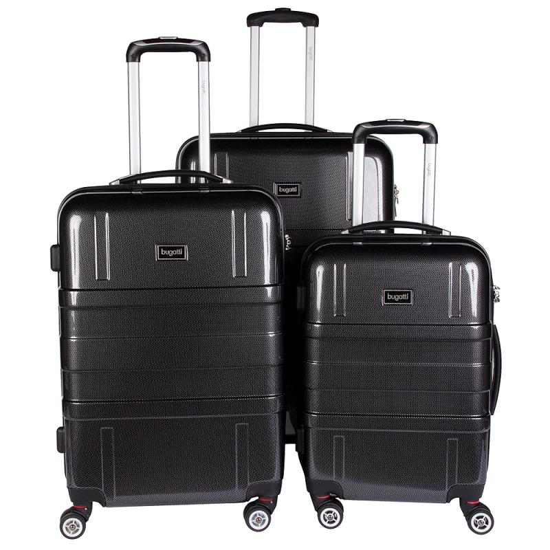 Bugatti 3 Pcs. Hard Case Luggage Set