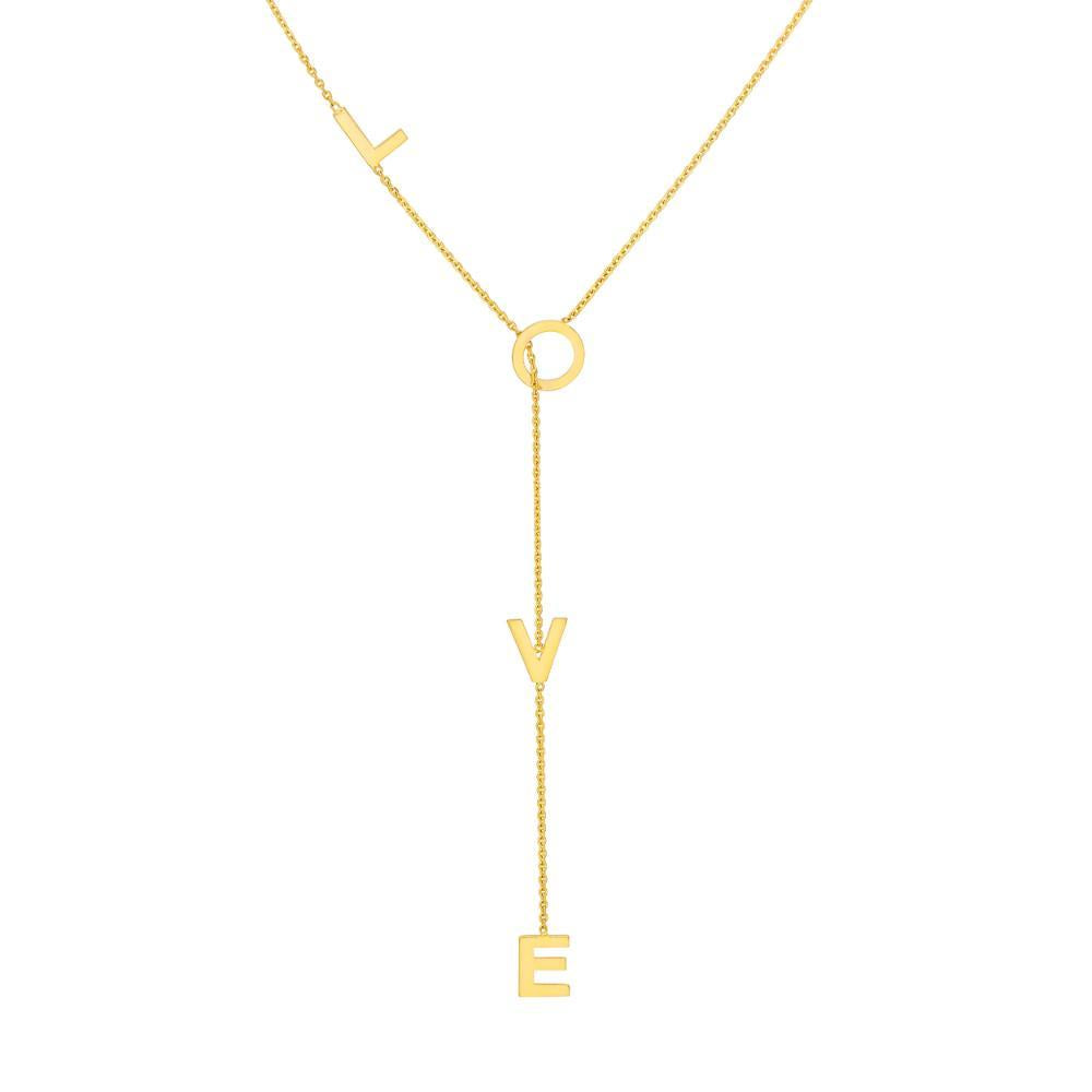 HAWLEY ST Adjustable Love Drop 18" Necklace