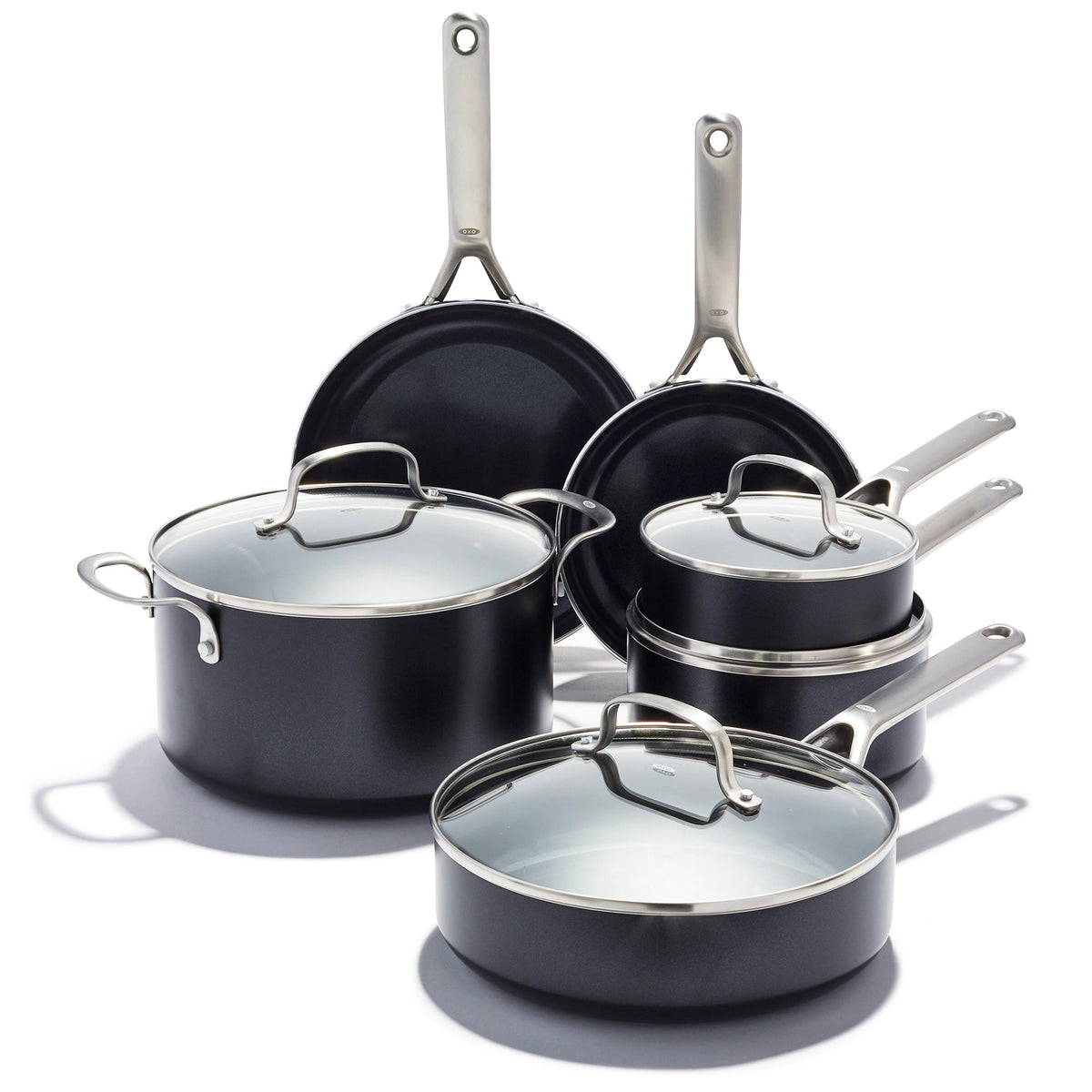 OXO Agility 10pc Nonstick Ceramic Cookware Set