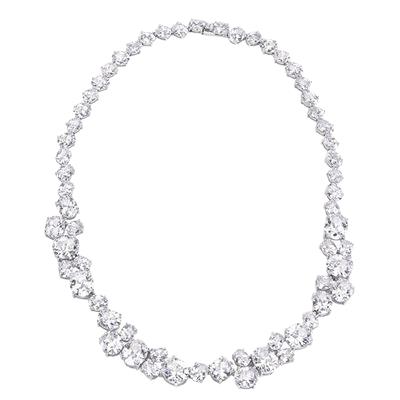 Completely Bella Cubic Zirconia Collar Necklace
