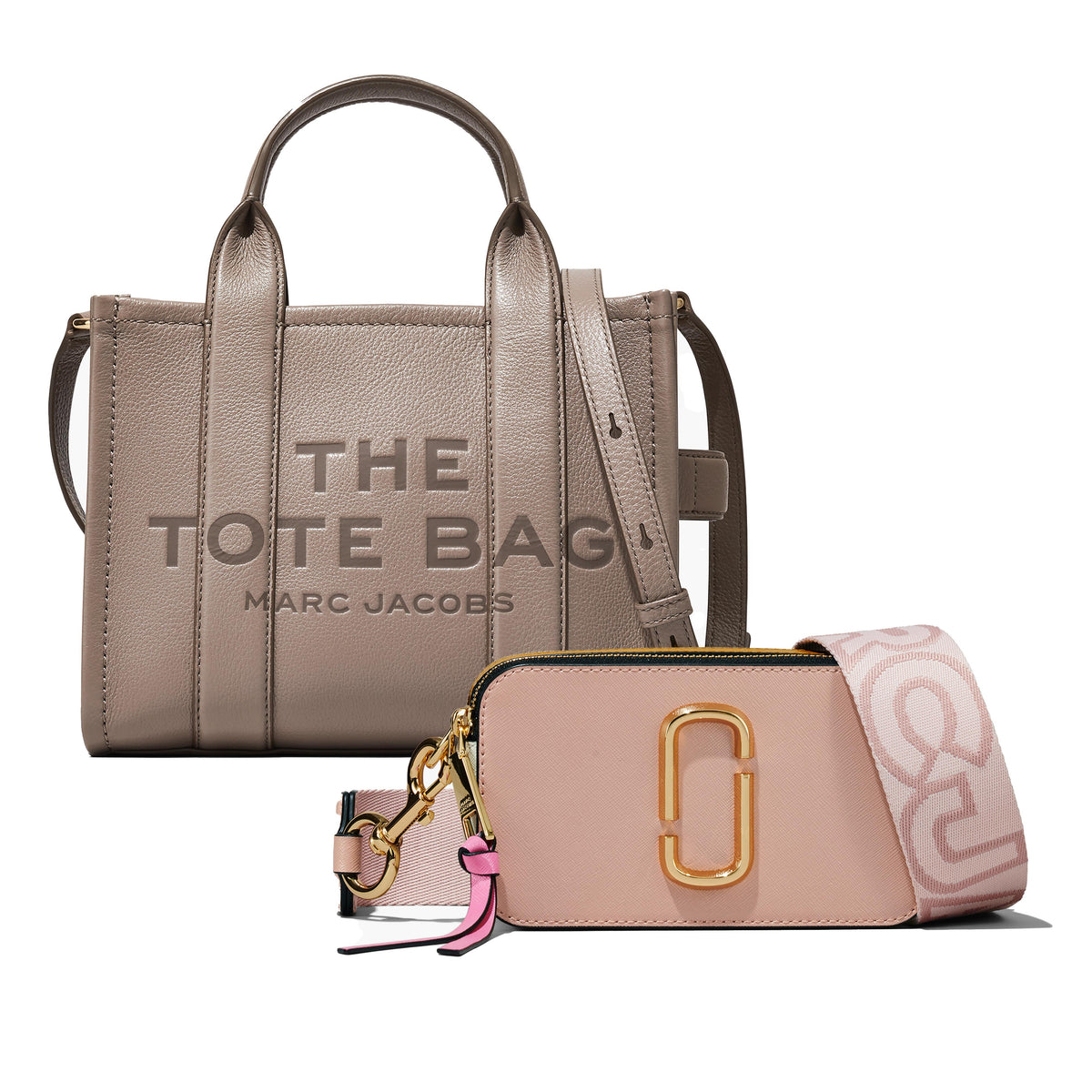 Marc Jacobs Small Leather Tote/Snapshot Duo