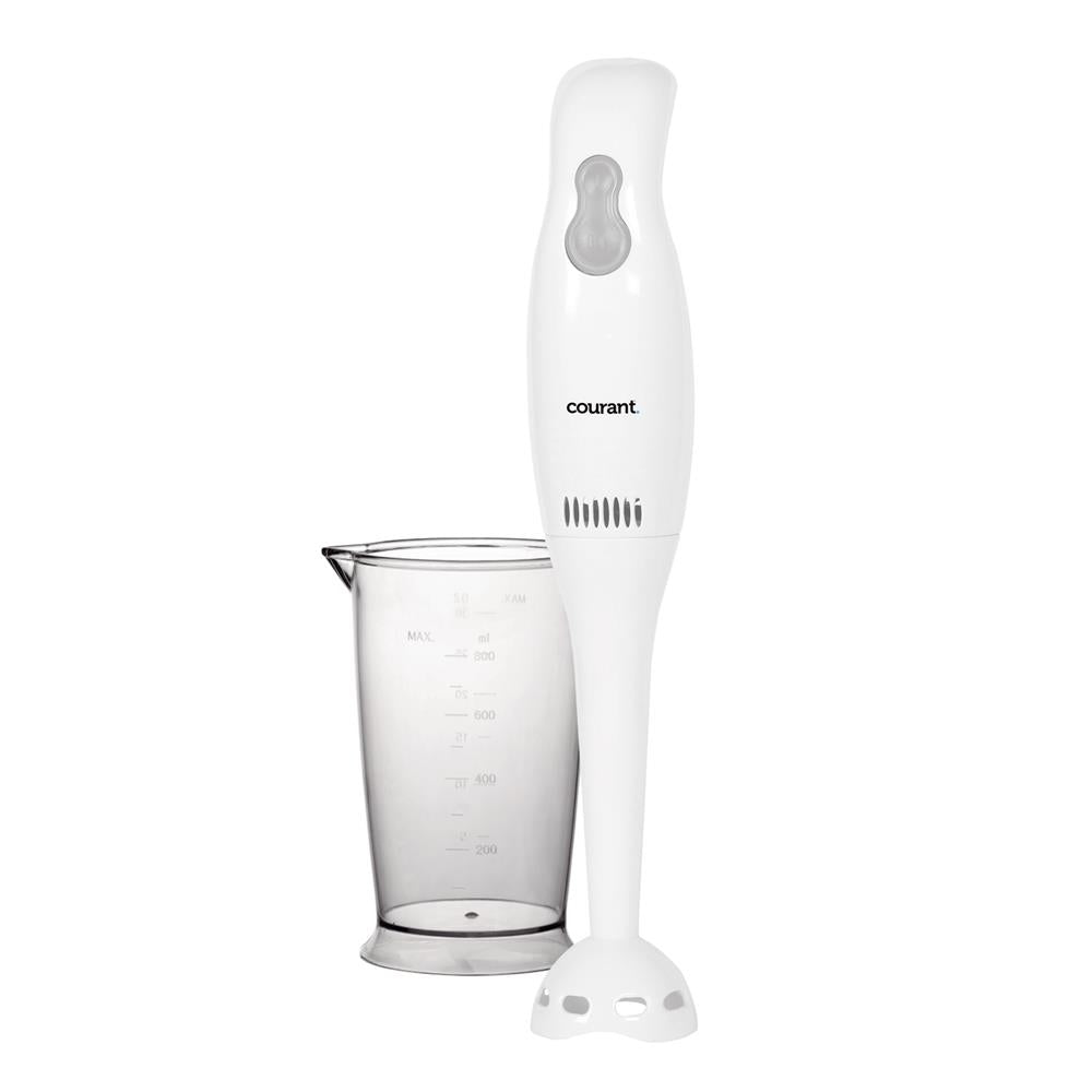 Courant 200W Hand Blender w/Cup-White