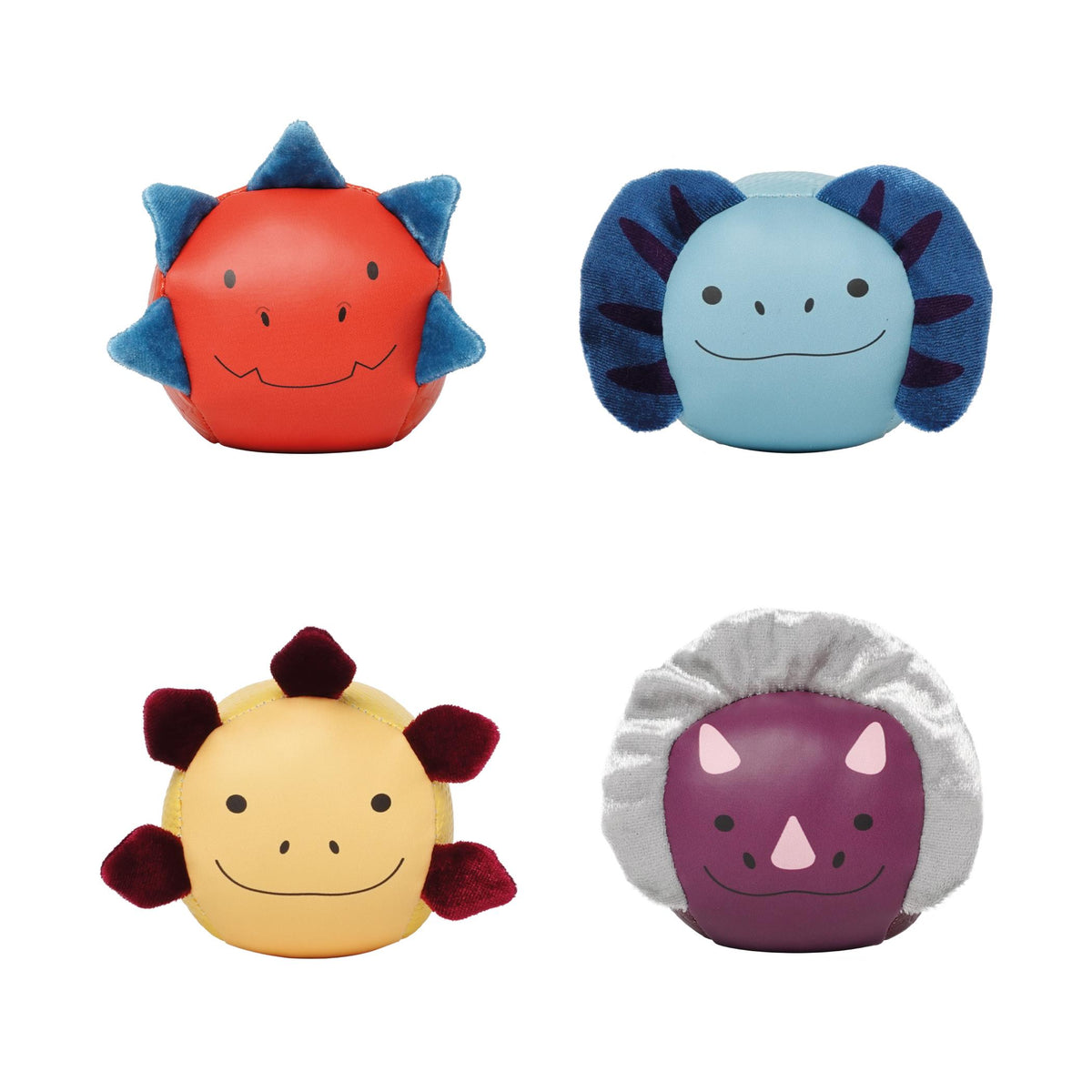 Little Big Friends Roly Poly Balls - Set of 4 - Dino