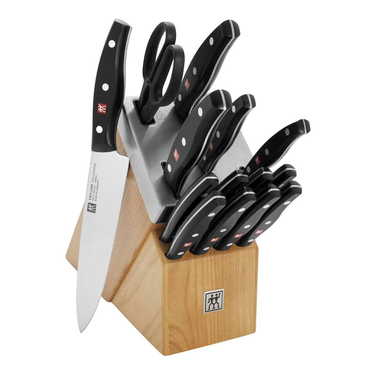 Zwilling TWIN Signature 15pc Self-Sharpening Knife Block Set Natural