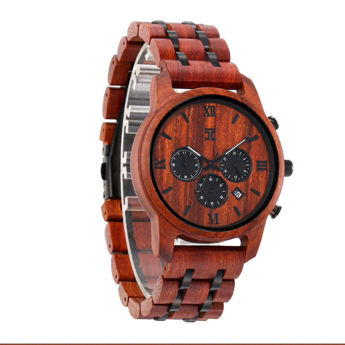 Joycoast Ryan Red Sandalwood Chronograph Wooden Watch
